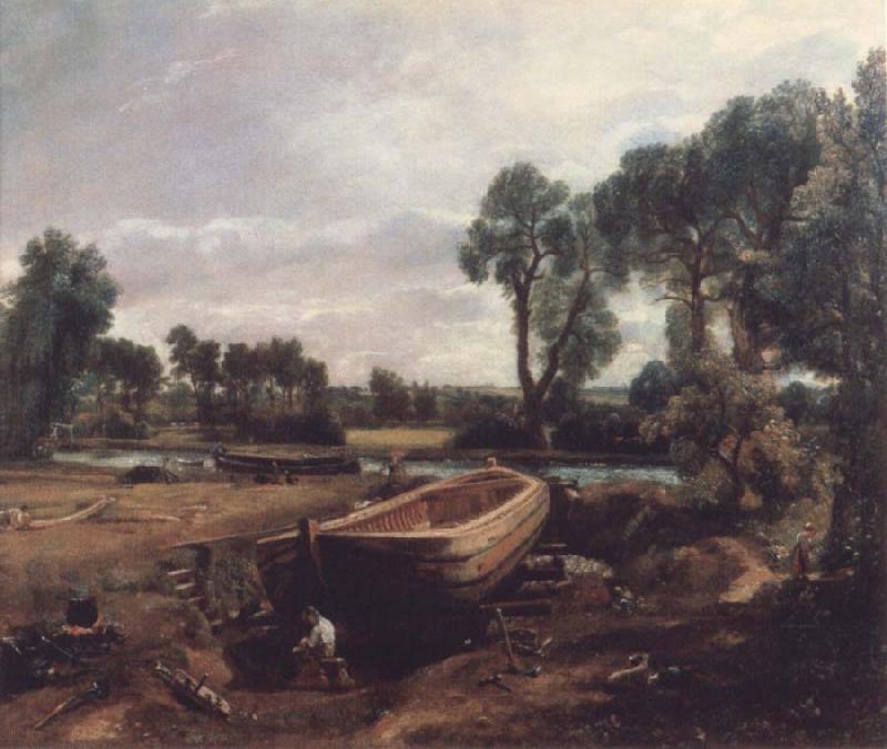 John Constable Boat-building near Flatford Mill China oil painting art